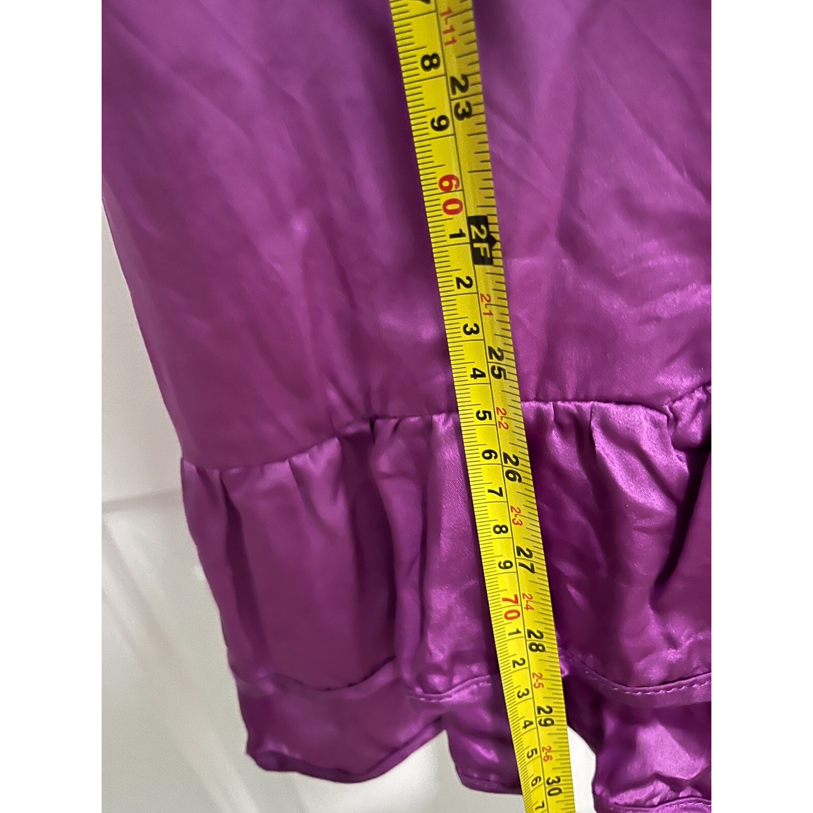 Vintage Purple Silk Dress Uk Size 12 Us 8 Womens Medium M Special Edition — image 4 of 8